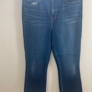 L'AGENCE Dark Blue Straight Leg Jeans